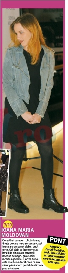 Ioana Maria Moldovan a reusit sa ajunga in rubrica 