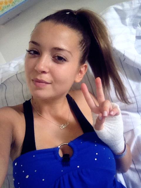 Isabela a ajuns de urgenta la spital