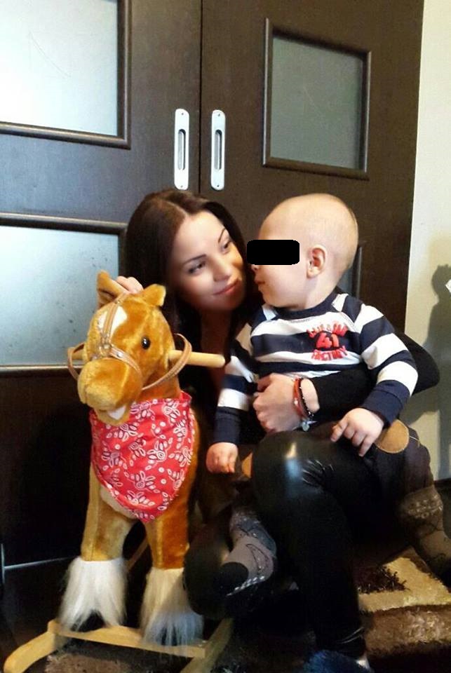 Andreea este extrem de mandra de fiul sau