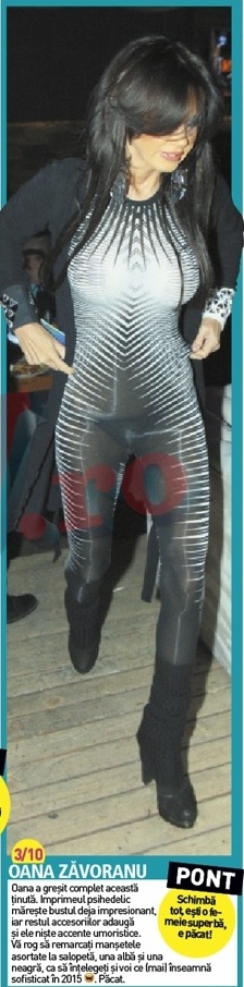 Oana Zavoranu a dat-o in bara cu tinuta sa