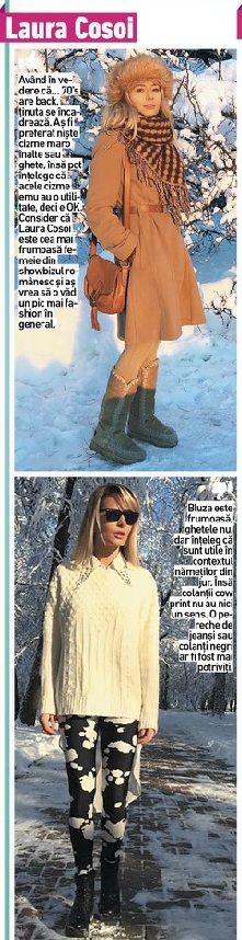 Laura Cosoi invie moda anilor `70