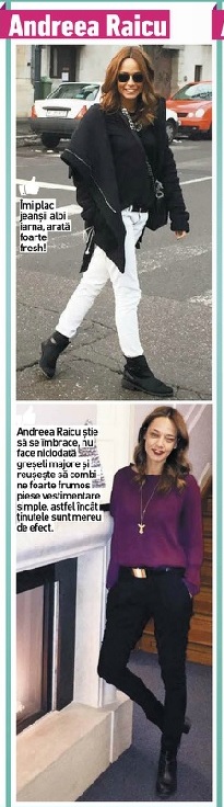 Andreea Raicu a reusit sa impresioneze fashion editorul Ciao!