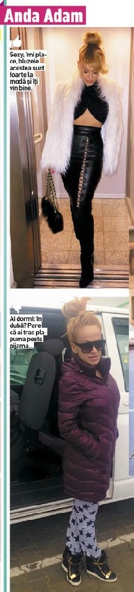 Anda Adam a fost criticata dur de fashion editorul Ciao!
