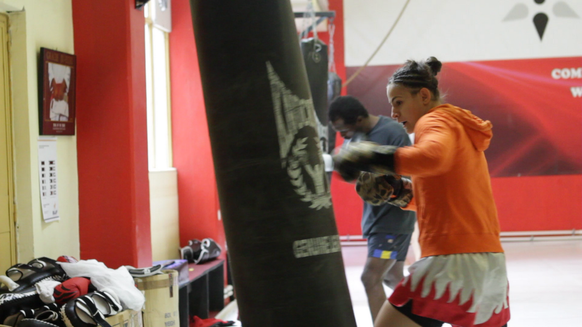 Crstina s-a pregatit foarte intens pentru acest meci