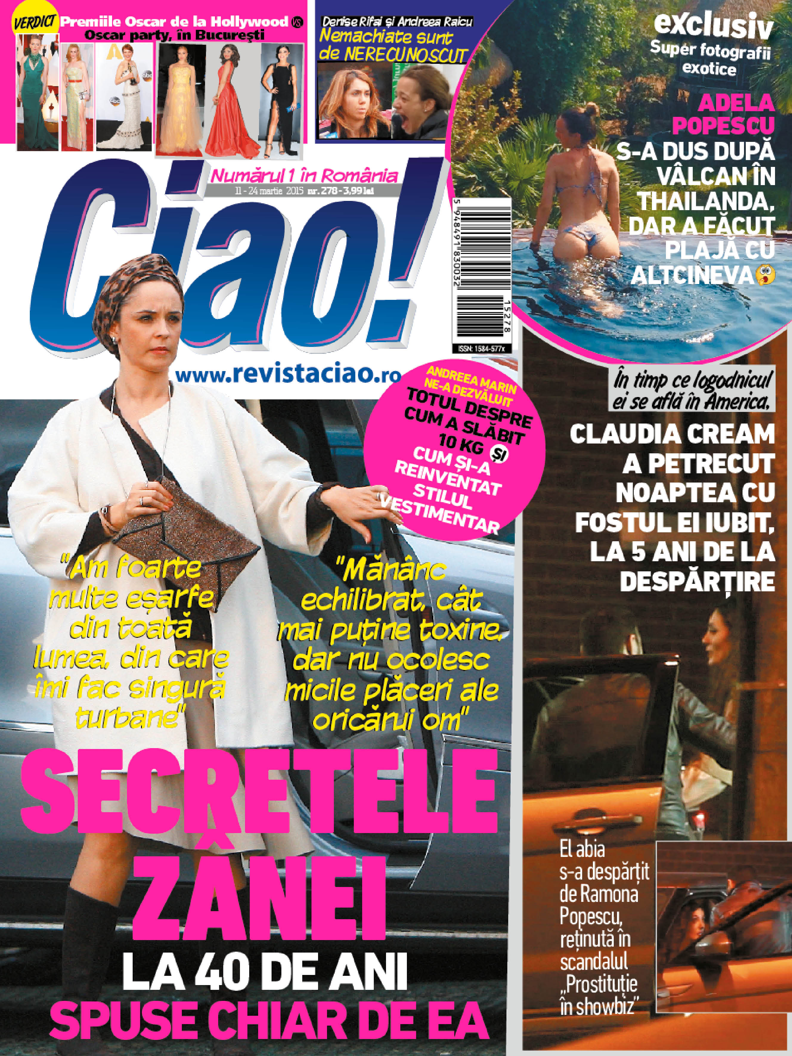 Mai multe detalii despre aventura artistei gasiti in noul numar al revistei CIAO!