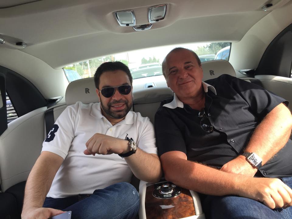 Florin Salam alaturi de milionarul Nick Radoi