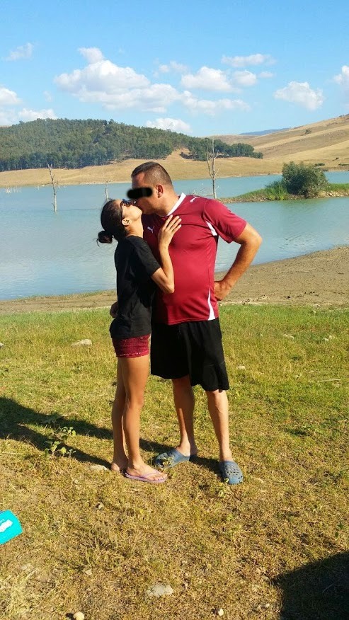 Olteanca Alina Percea alaturi de noul sau iubit