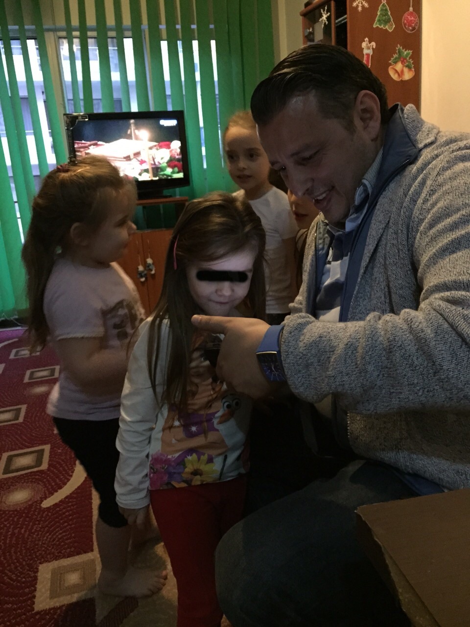 Stefan Florescu a facut staretei o vizita in Vinerea Mare