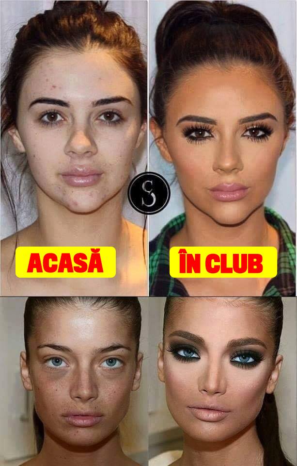 Tinerele sunt de nerecunoscut dupa ce se aranjeaza pentru o noapte de neuitat in club