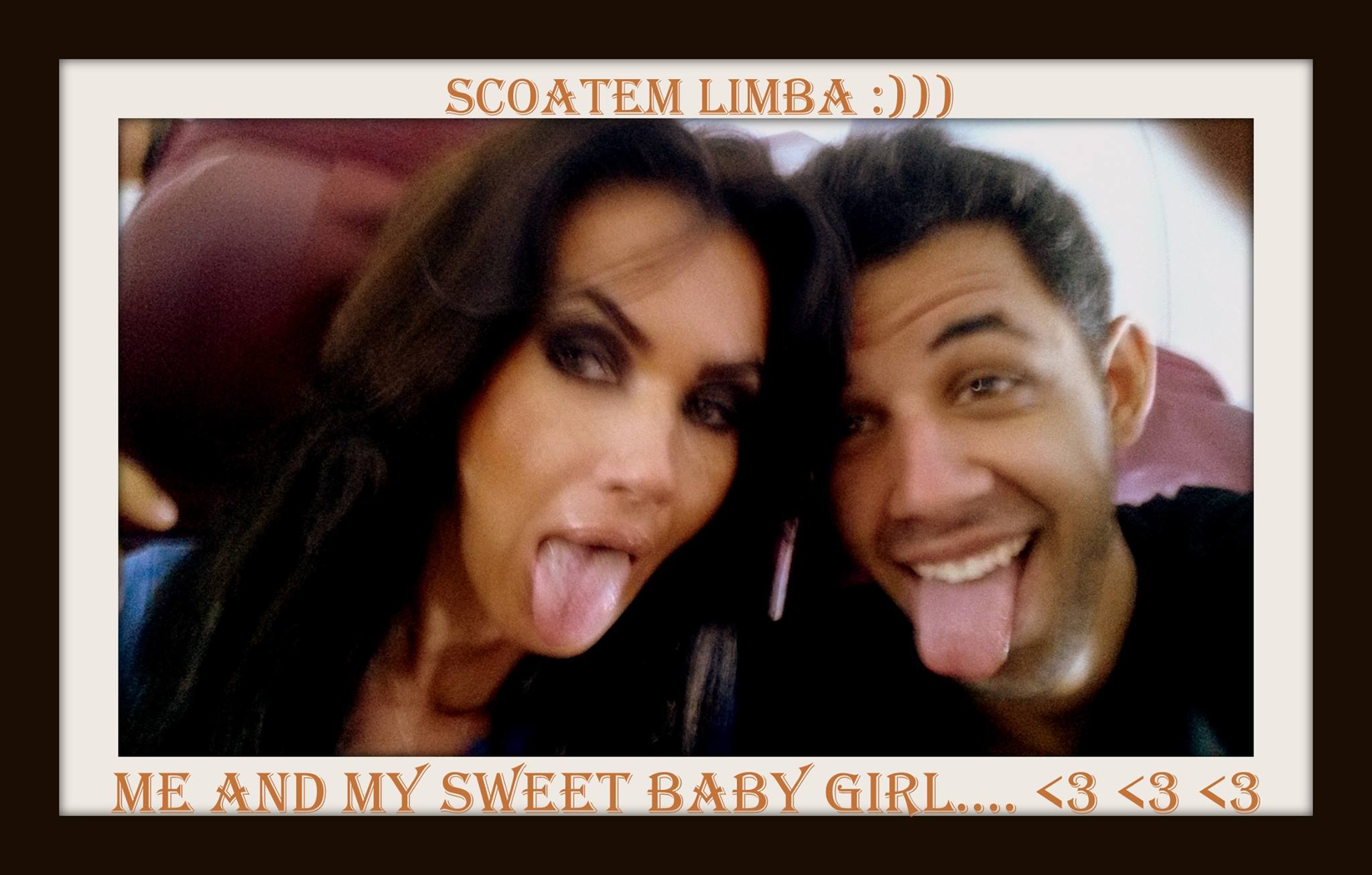 Oana Zavoranu alaturi de iubitul ei