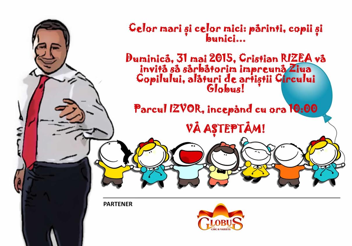 Deputatul Cristina Rizea va organiza impreuna cu primaria sectorului 5 Ziua Copilului in Parcul Izvor