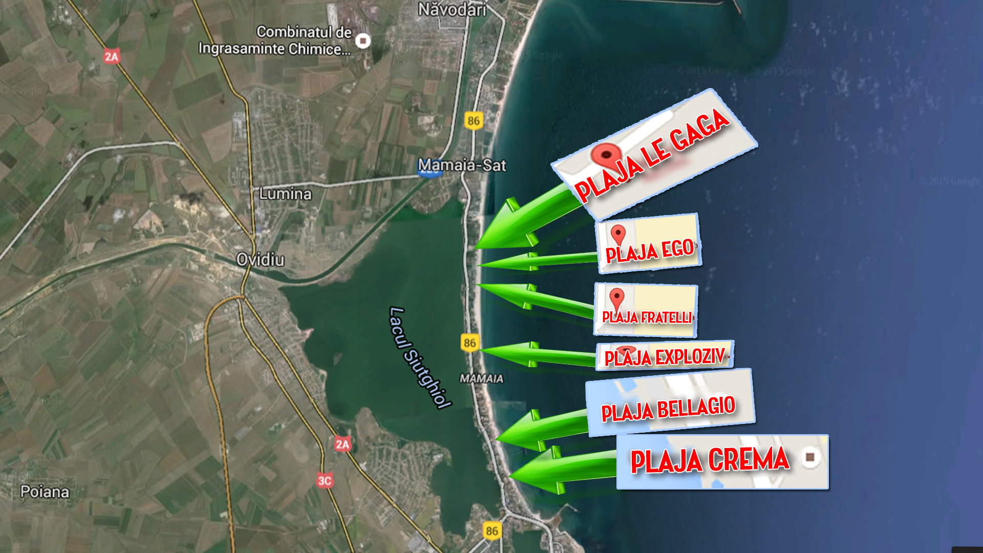 Cele mai cautate plaje din Mamaia