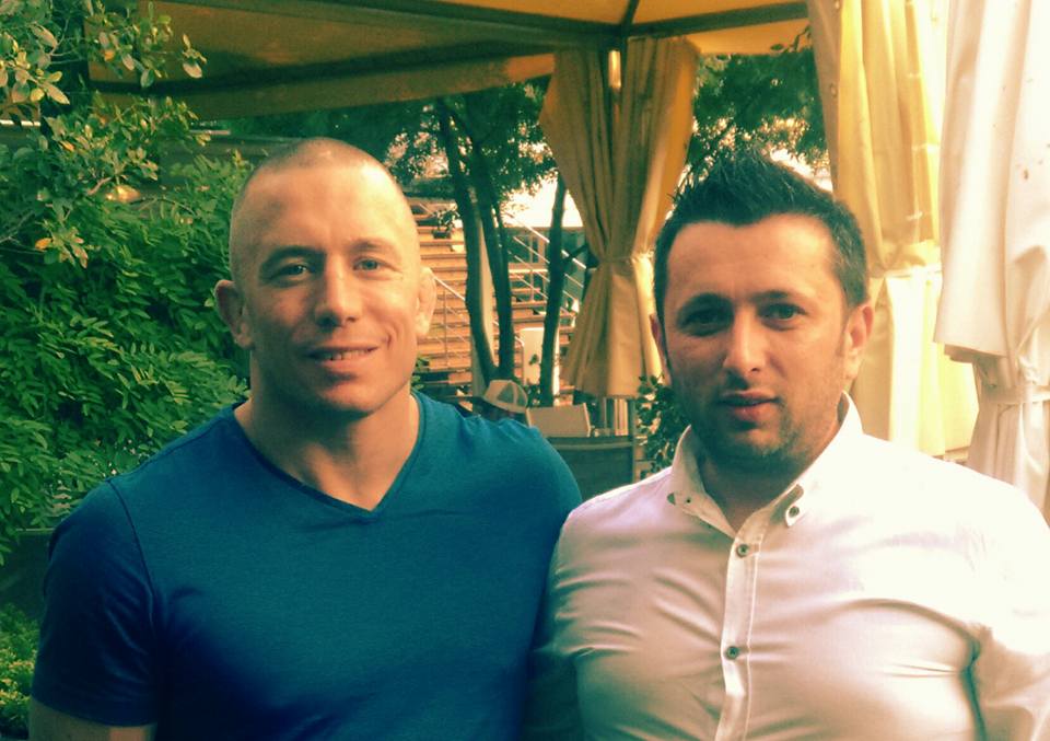 Sandu alaturi de Sebastia Vieru, promotorul galelor RXF