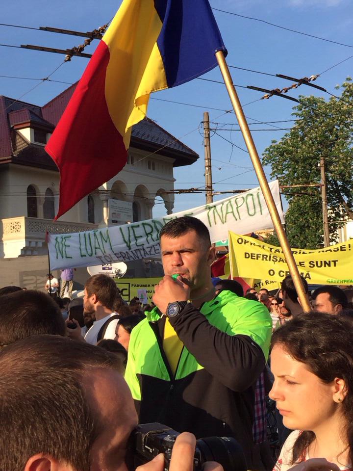 Daniel Ghita s-a implicat si el in campania impotriva defrisarilor ilegale