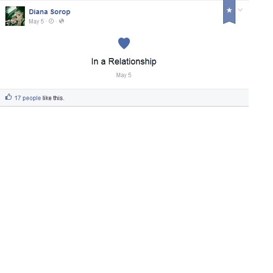 Diana era intr-o relatie de pe 5 mai