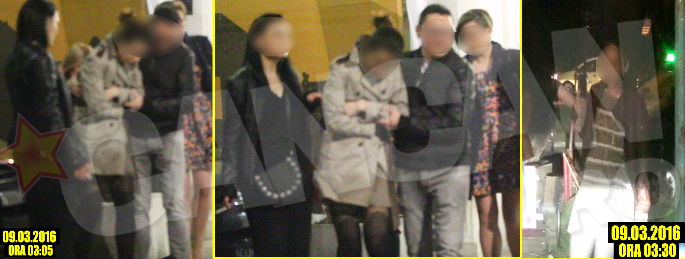 Tânăra este cărată spre maşină, în timp ce o altă femeie îşi menţine cu greu echilibrul