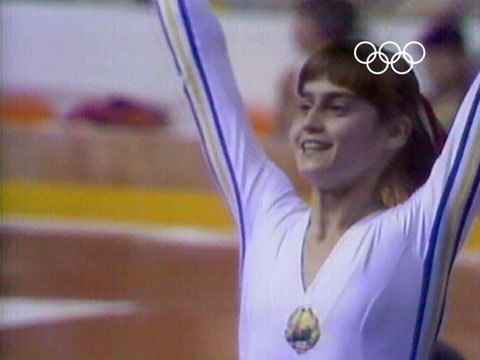 Nadia, în vremurile de glorie ale gimnasticii romaneşti.