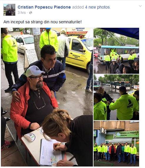 Piedone ţine morţiş să intre în cursa electorală