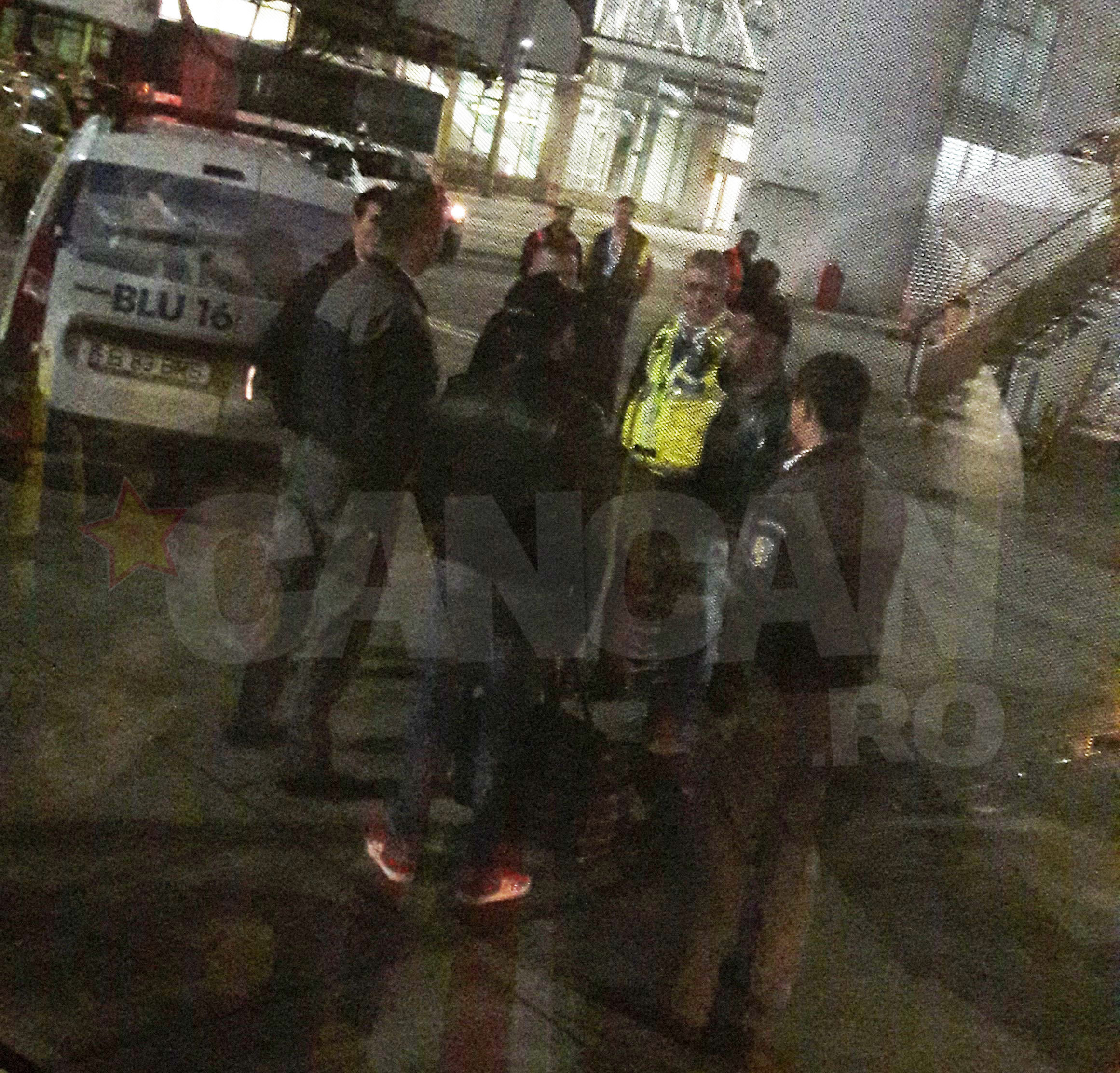 Individul a fost preluat la sol de politia de frontieră