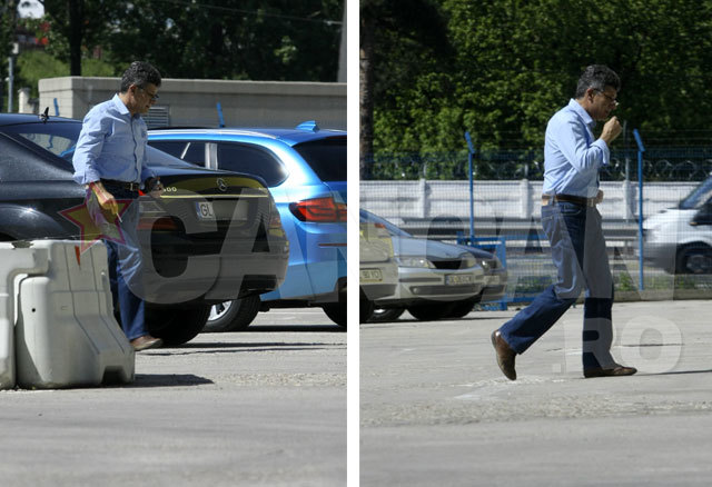 Milionarul Rapotan pare trist si îngândurat