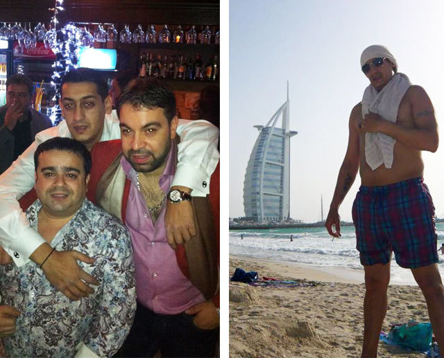 ”Cand eram eu prin Dubani alţi n-aveau de tramvai ...” scria Piţi Talent la descrierea fotografiei din Emirate