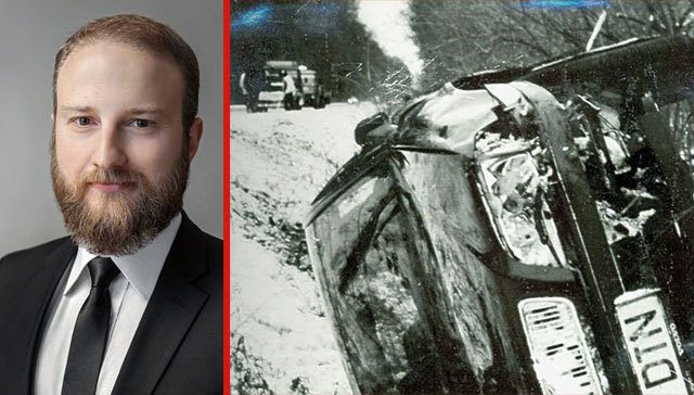 Dumitru Tinu a murit într-un aşa-zis accident de  circulaţie, pe 1 ianuarie 2003. Fiul sau, Andrei, (stânga) s-a luptat să afle adevărul despre moartea tatălui său.