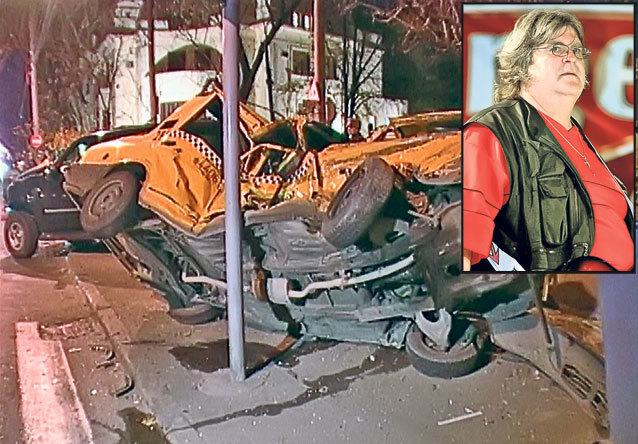 Teo Peter se afla în taxiul lovit de maşina puşcaşului american