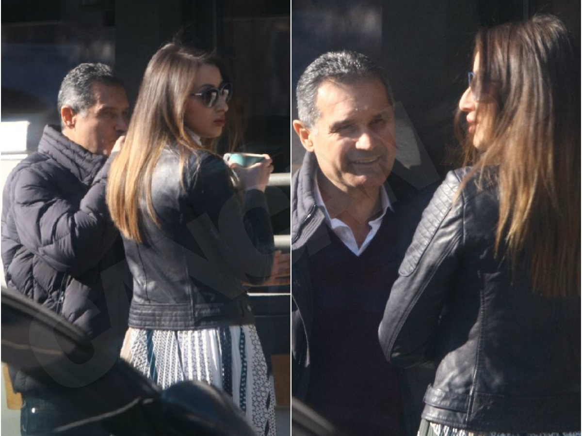 Aurel Radu a ieşit la cafea însoţit de o domnişoară zâmbăreaţă