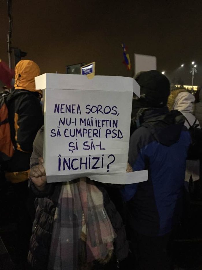 Când sutele de mii de oameni despre care liderii PSD spun că sunt plătiţi de Soroş i-au făcut acestuia o ofertă avantajoasă
