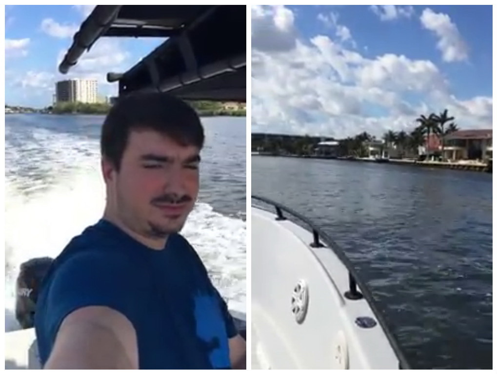 Doru Naghi petrece de minune la Miami (foto:facebook)