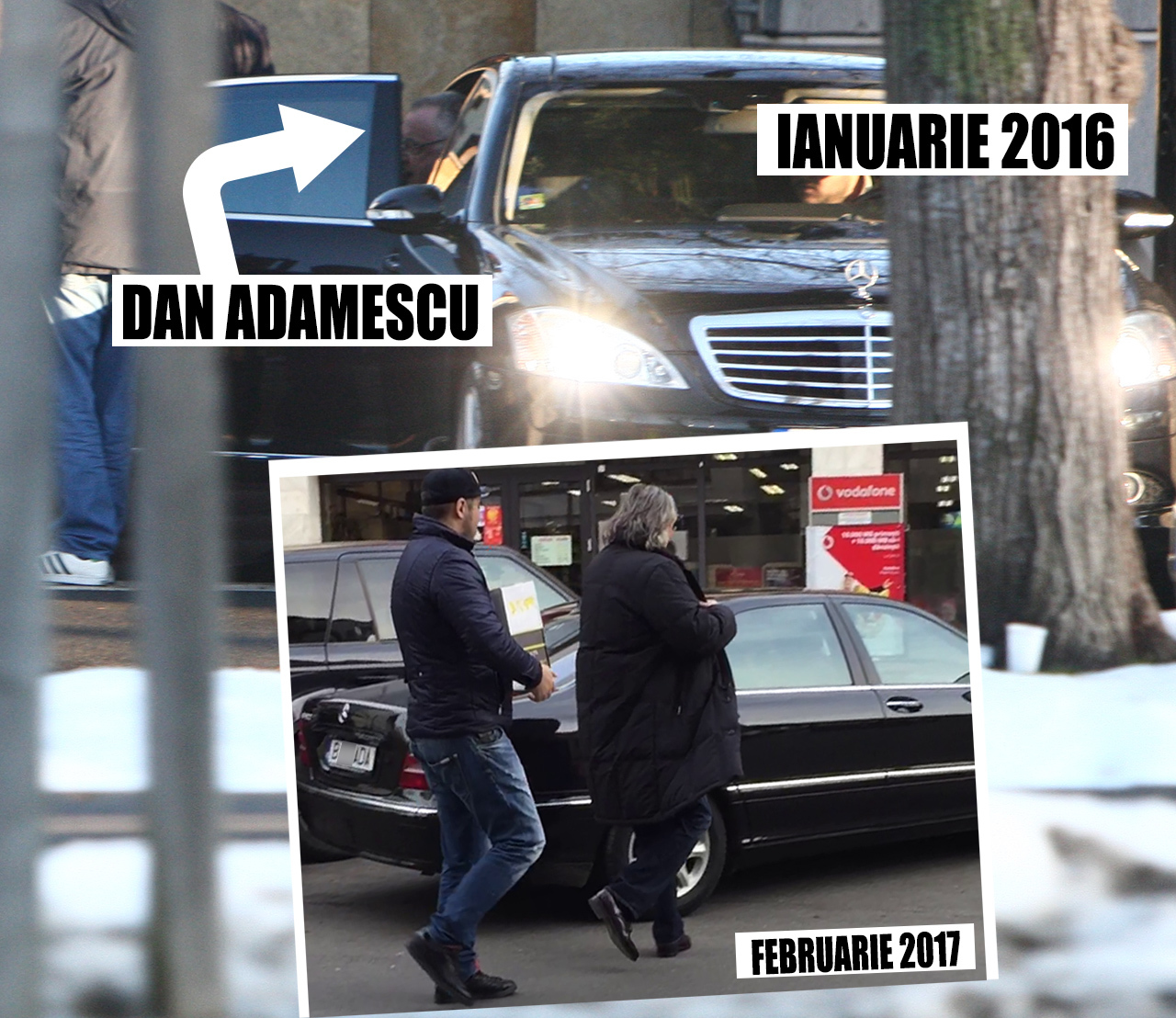 În urmă c-un an de zile, Dan Adamescu folosea aceeaşi maşină