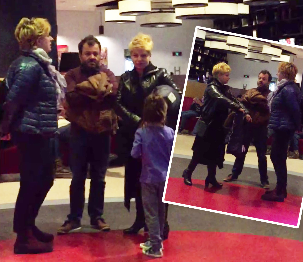 Costel din „La Bloc“ a mers alături de familia sa frumoasă la film