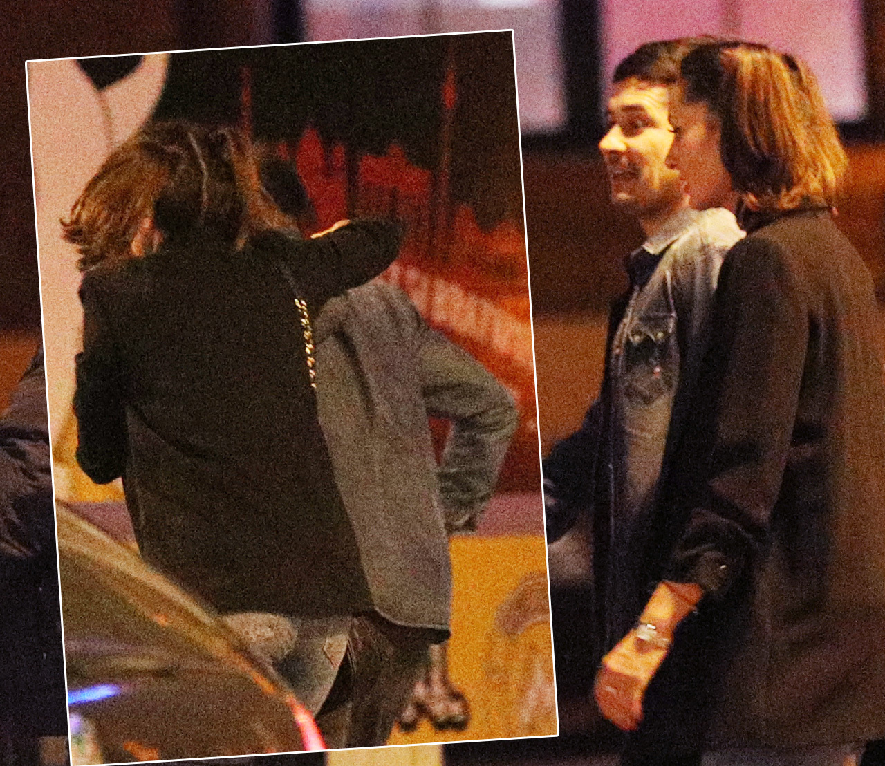 Şatena l-a luat pe după umeri pe nepotul lui Gigi