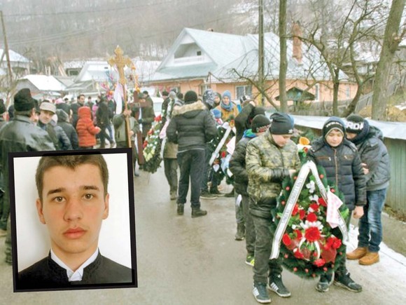 Marius a fost condus pe ultimul drum după ce s-a sinucis (foto:vestea)