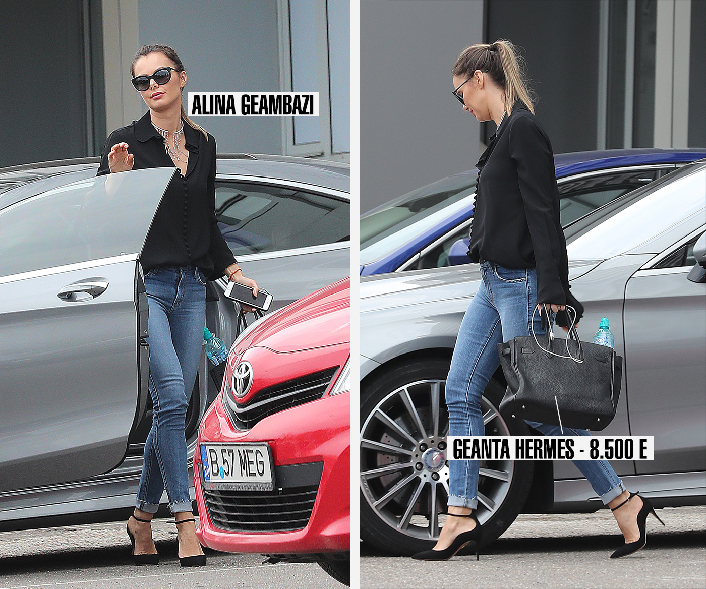 Soţia multimilionarului Vasile Geambazi a ales să poarte un Hermes mai „ieftin“, de doar 8 mii de E