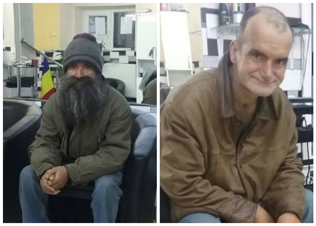 Bărbatul şi-a dat barba jos după cinci ani.