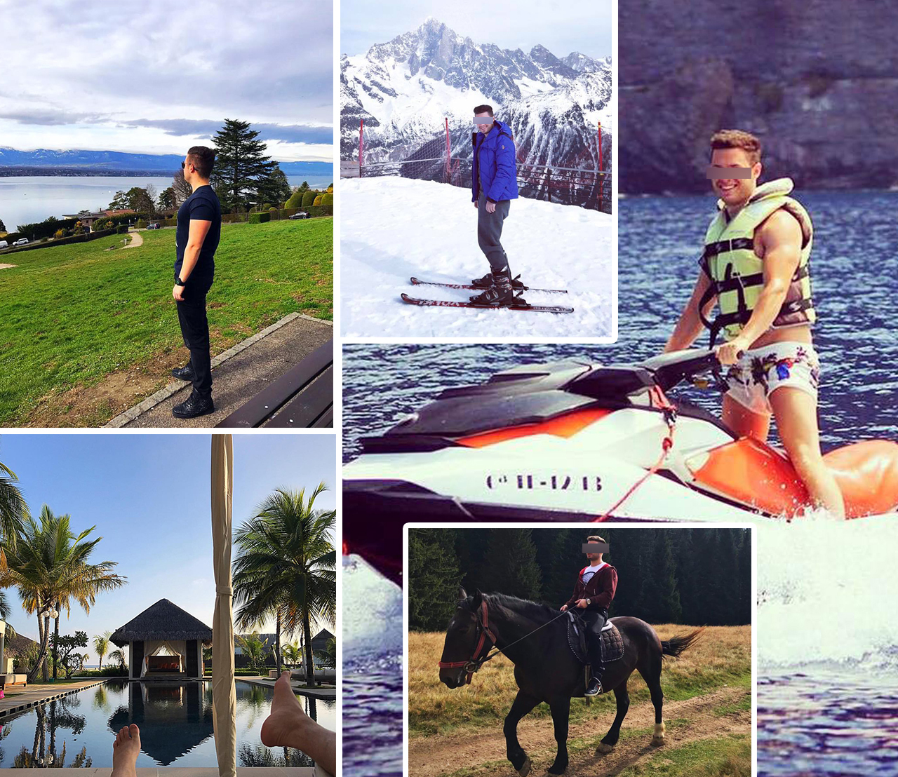 Puştiul, care trăieşte în Elveţia, are lumea la picioare: merge în vacanţe super-luxoase şi trăieşte viaţa la maxim