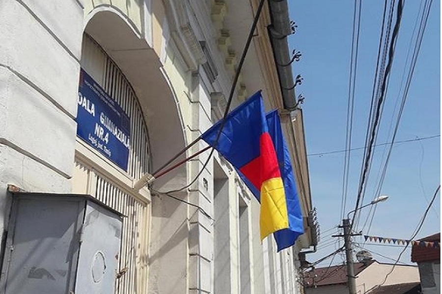Culorile drapelului au fost încurcate la Lugoj
