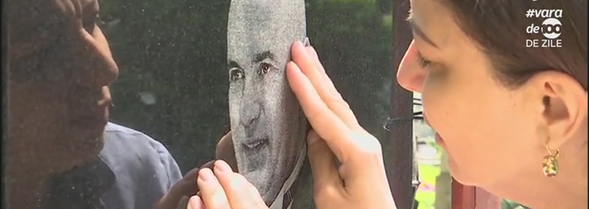 Văduva lui Fane Spoitoru a plâns la mormântul soţului ei (Sursă foto: captură TV)