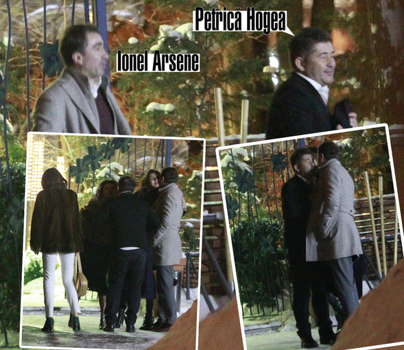 Ionel Arsene şi Petrică Hogea, după ce au luat masa cu premierul Grindeanu