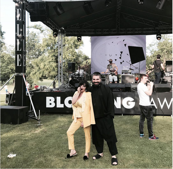 Maurice Munteanu şi Ana Morodan prezintă Elle Blogging Awards 2017 (Imagine: Instagram)