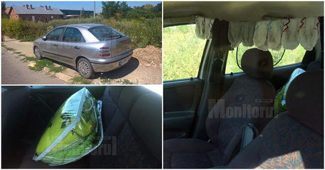 Imagini cu maşina ucigaşului poliţistului din Suceava 