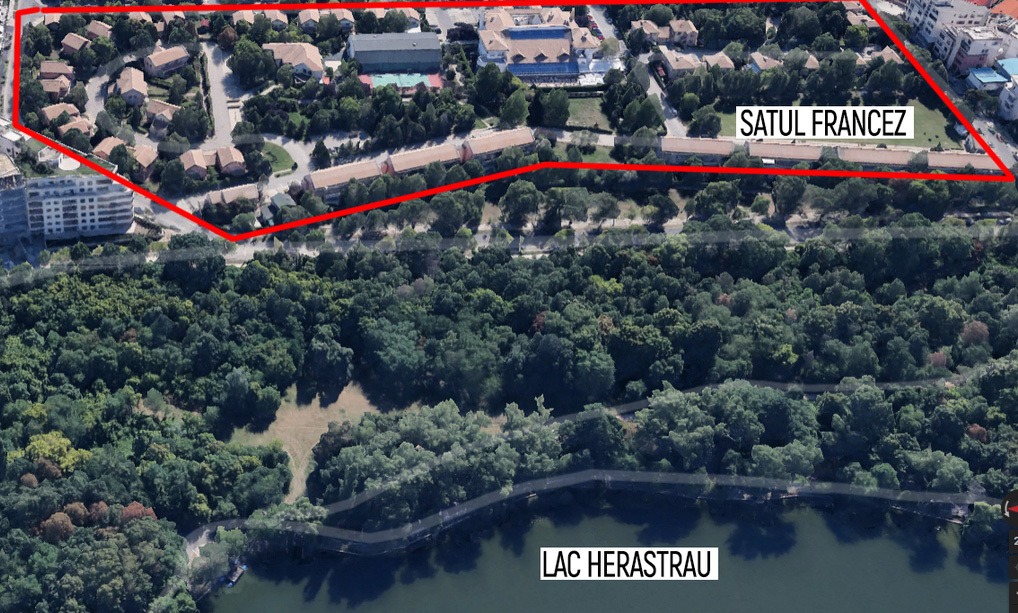 Un număr de 17 vile aflate în Satul Francez au fost scoase la vânzare, însă licitaţia este suspendată în prezent