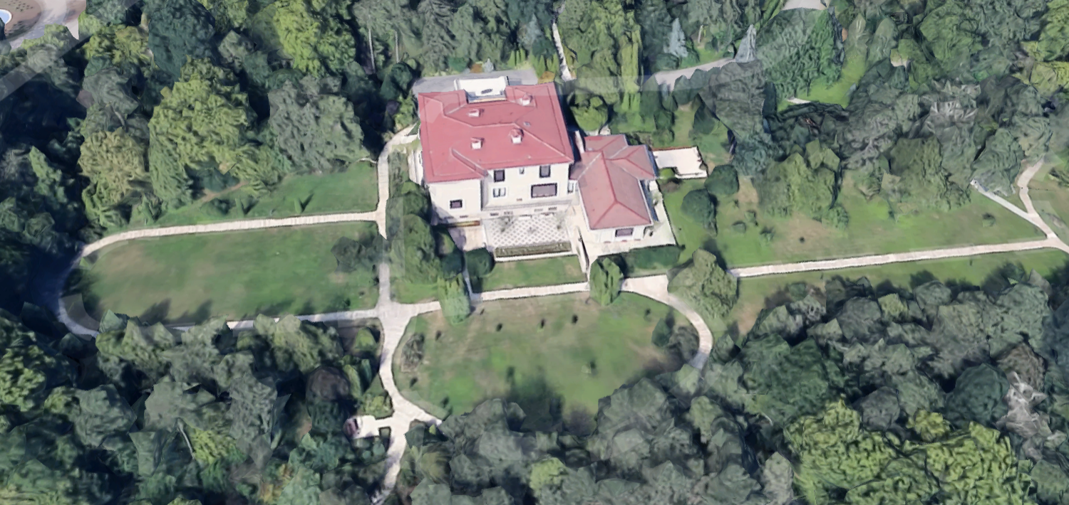 Vila în care locuieşte preşedintele Iohannis