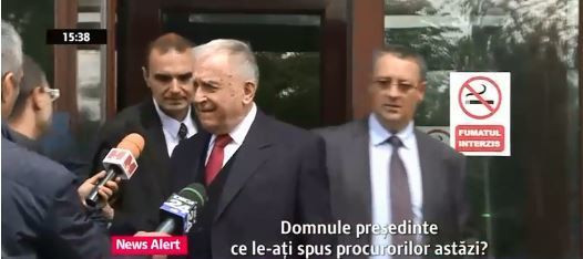 Aşa arăta Ion Iliescu la ultima lui apariţie publică (Sursă foto: stirilekanald.ro)