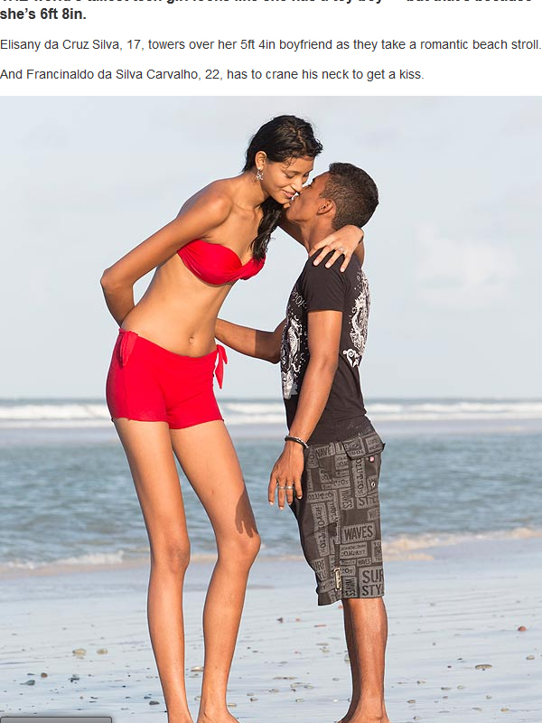 Cea mai înaltă adolescentă din lume şi-a făcut, în sfârşit, un iubit! Crezi că se potrivesc?