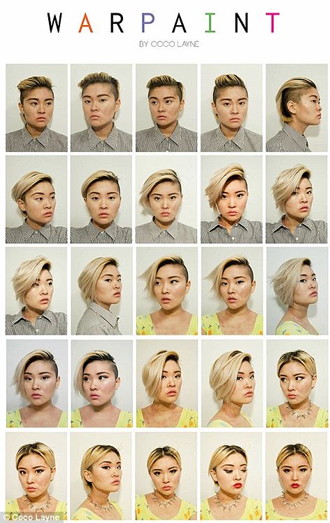 machiaj, transformare, Coco