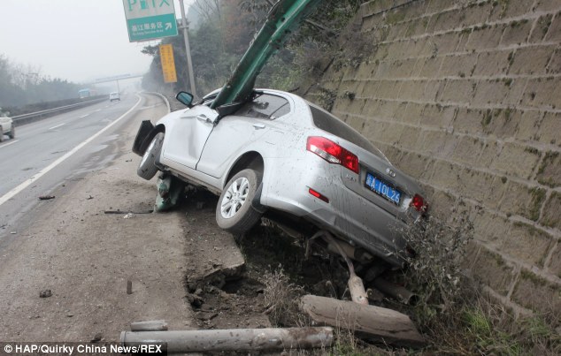 Accident in China