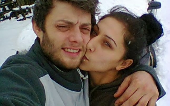 Victor Spirescu, alaturi de logodnica lui, Catalina