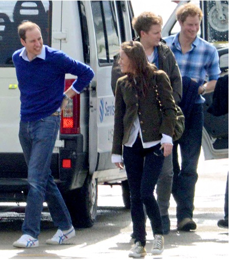 Printul William si-a petrecut weekend-ul trecut in compania unei foste iubite